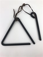 9" Metal Percussion Triangle