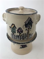 Home & Garden Party Stoneware Crock & Stand