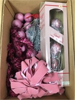 Vintage Pink Ornaments & More !
