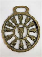 VTG Brass Horse Ornament