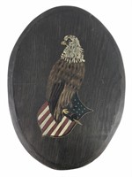 Vintage 16" American Bald Eagle Wood Decor