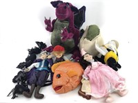 Large Lot of Folkmanis Folktails Puppets & More