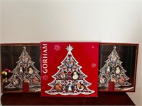 3 Gorham picture Christmas tree frames