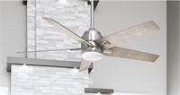 52” ceiling fan with led light and remote