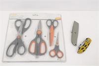 Brand New Scissors Set Box Cutters