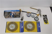 3" Air Cut off tool Gauges Wire Wheel
