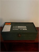 Vintage G.I. Joe footlocker wooden