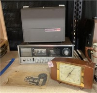Vintage Bell & Howell Movie Projector, CB Radio