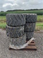 (6) 31x15.5x15 NH3 Tires - (1) With Rim