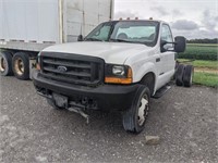 2001 Ford F-450 Chassis, 6-speed Manuel Trans