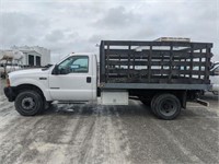 2001 Ford F-450 w/ Flatbed & Bed Extensions