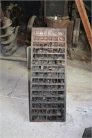 Antique Hamilton Press Wood Block  Cabinet Shop