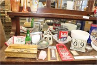 Assorted lot of items, antiques, dishes, etc.