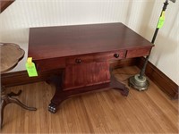 antique cherry finish library table 2.2'X3.8'X30"