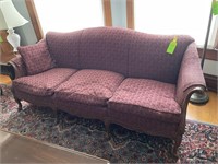 Victorian Queen Anne style sofa