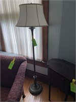 antique iron base floor lamp