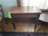 antique walnut hall or console table