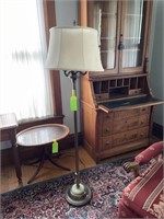 antique onyx based floor lamp