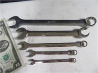 (5) asst SNAP ON Wrenches Hand Tools