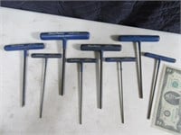 8pc BLUE POINT BlueHandled Hex Drivers