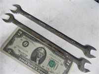 (2) Thin SNAP ON Wrenches Hand Tools 1/2 & 9/16
