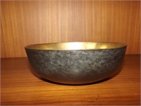 BRASS COLORED BEGGAR'S BOWL FROM THAILAND