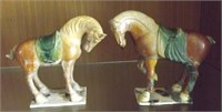 TWO VINTAGE HORSE FIGURES