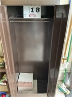 Metal storage cabinet. Approximately 64 x 24 x 20