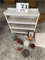 Plastic shelf and home decor