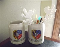 TWO FORCES RECREATION CENTER MUGS & SWIZZLE STICKS