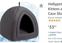 Hollypet Pet Bed Cat Bed 2 in 1 Cat Tent