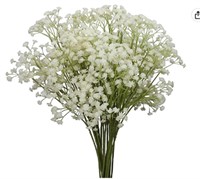 WSERE 2 Bouquet Artificial Flowers(White)