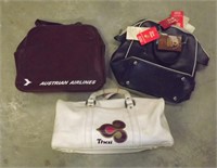 3 AIRLINE TRAVEL BAGS