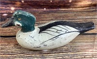 12" Vintage Back Bay Wood Decoy Duck