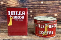 Vintage Hills Bros Spice & Coffee Containers