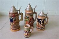 Selection of Beer Steins