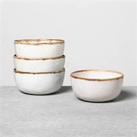 4pk Stoneware Reactive Glaze Cereal Bowl Set