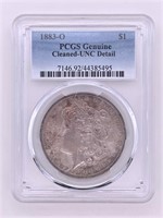 1883 O Morgan Silver Dollar, PCGS Certified Genuin