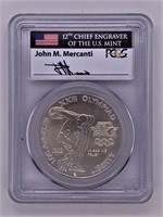 1983P Olympic Silver Dollar, MS69 PCGS