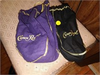 2 Crown Royal Bags