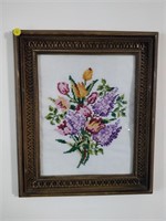 Needlepoint Picture with Frame