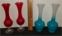 4 MCM Vases
