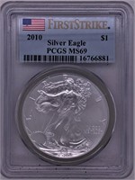 2010 Silver Eagle First Strike MS69 by PCGS