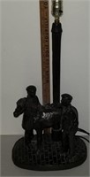 Figural Horse Lamp with Signature, J Rynhart