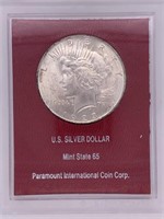 1923 Peace silver dollar MS65 by PICC