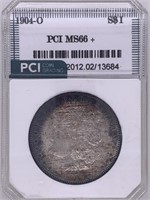 1904 O Morgan silver dollar MS66+ by PCI