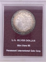 1888 Morgan silver dollar MS65 by PICC