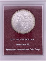 1884 Morgan silver dollar MS65 by PICC