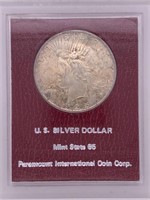 1925 Silver Peace dollar MS65 by PICC