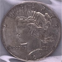 1924 Silver Peace dollar